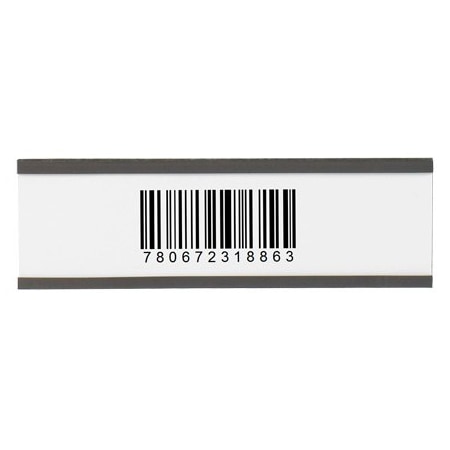Bsc Preferred 2 x 6'' Magnetic C-Channel Cardholders, 25PK BUY00021306